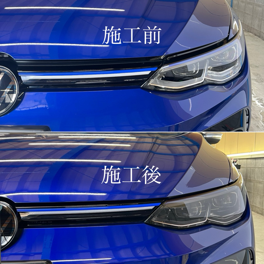 フォルクスワーゲン ゴルフR ヘッドライトプロテクション