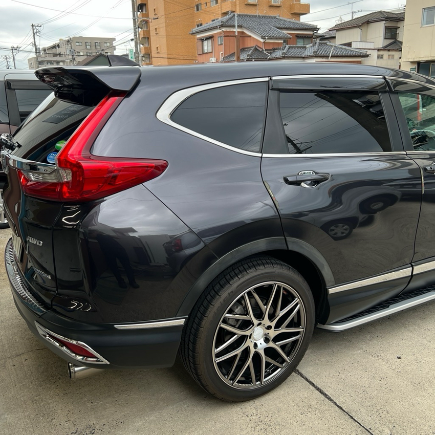 ホンダ　CR-V　カーフィルム施工　新潟　WINCOS Premium series HCD-03G　リアサイド施工後