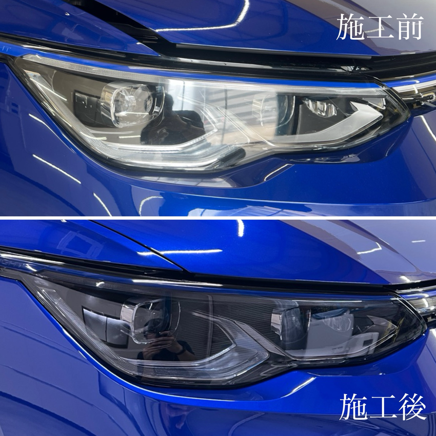 フォルクスワーゲン ゴルフR ヘッドライトプロテクション