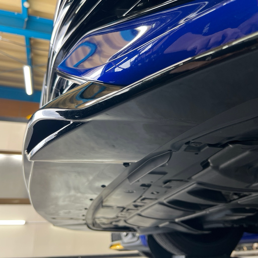 Volkswagen・Golf R　プロテクションフィルム　新潟　施工例　STEK　XPEL　フロントリップ下