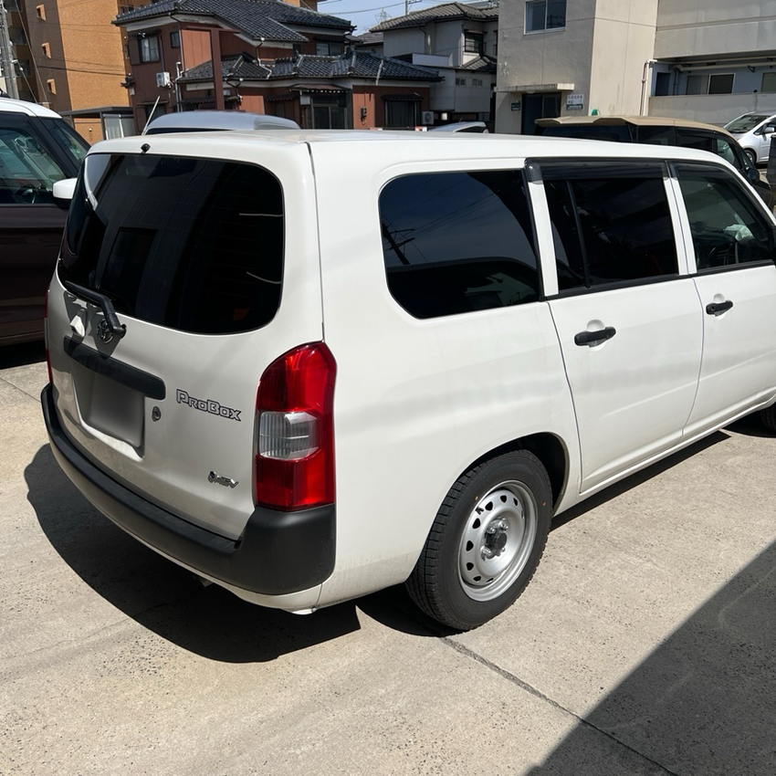 トヨタ プロボックス カーフィルム施工 WINCOS リアサイド