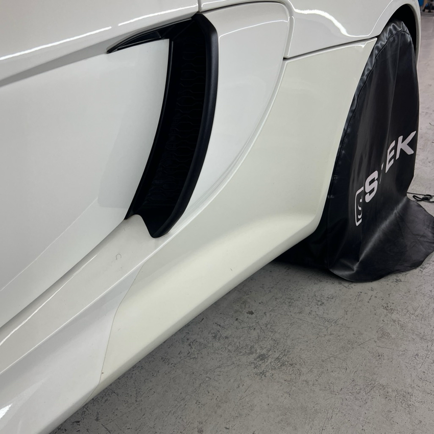 ロータス エキシージ　プロテクションフィルム施工　ストーンガード　施工前②　新潟