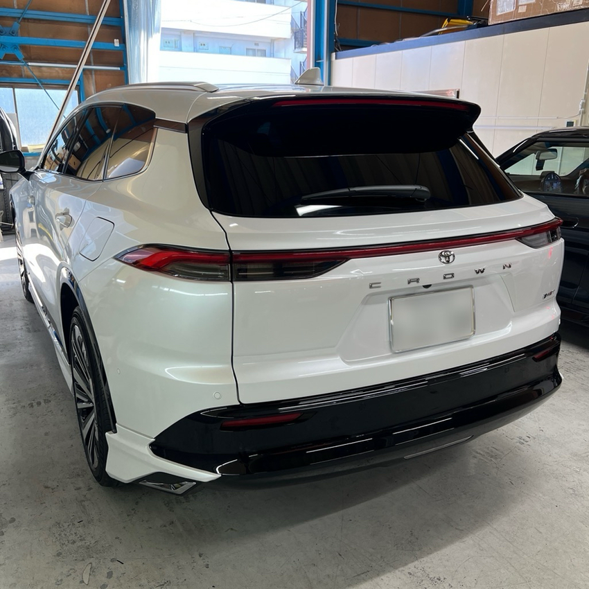 トヨタ　クラウンエステート　カーフィルム施工　WINCOS Premium HCD-03G　リア