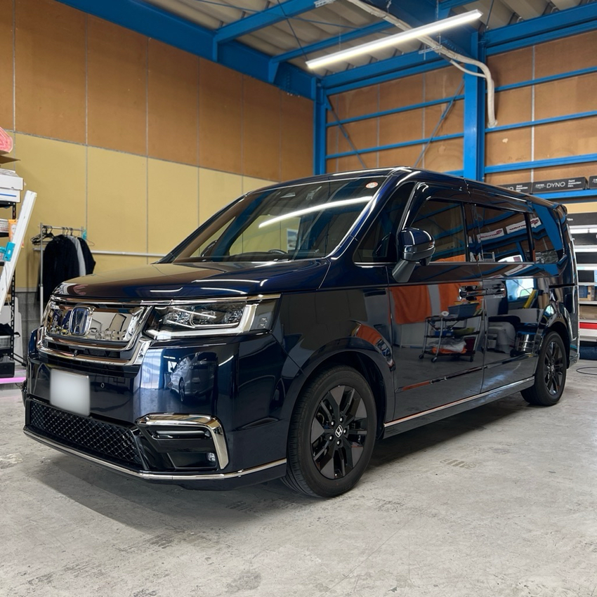 ホンダ ステップワゴン カーフィルム施工 WINCOS GY-15IR 施工例