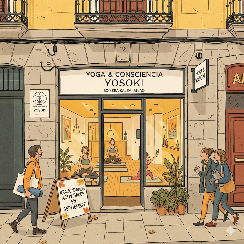 Yosoki Yoga & Consciencia en Bilbao. Práctica de Yoga Meditación en Somera Kalea de Bilbao