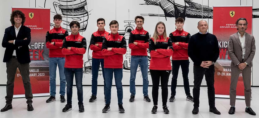 Ferrari Driver Academy...Copyright: https://www.ferrari.com/it-IT/fda