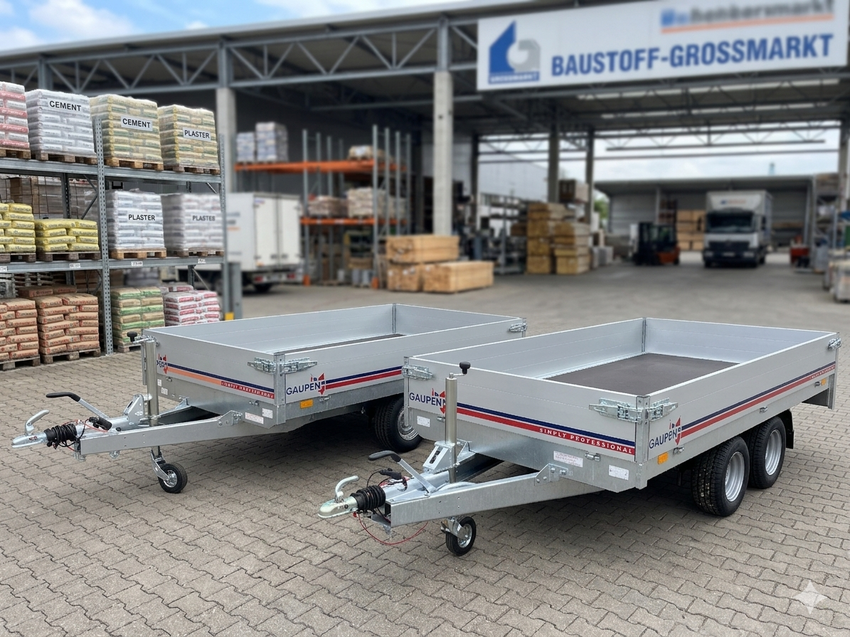 Alu Hochlader Anhänger kaufen Magdeburg 3500kg Alu-Bordwände Tandem Einachser gebremst