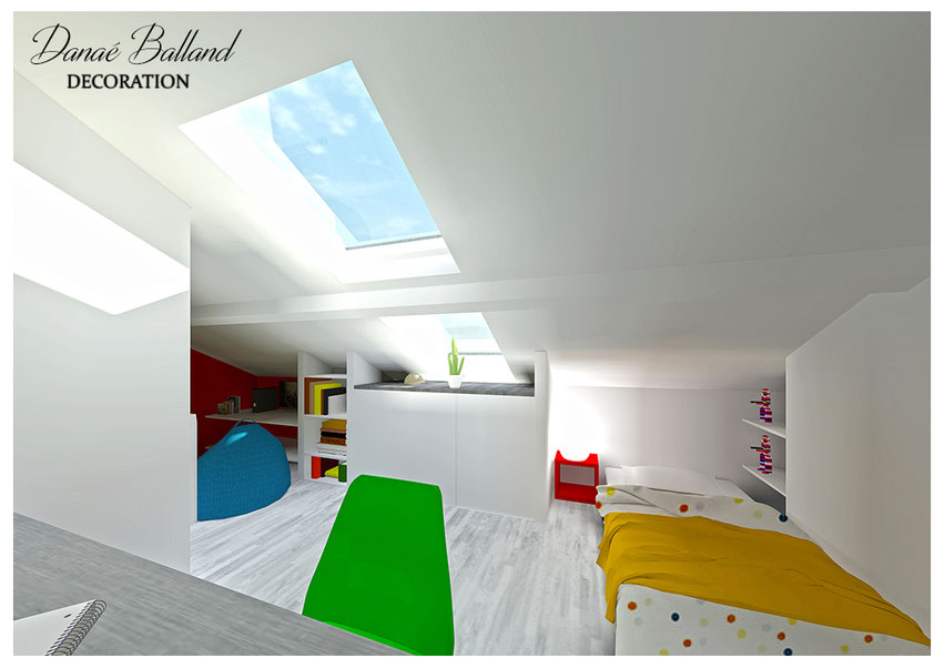 Amenagement Des Combles Pour Les Enfants Danae Balland Decoration