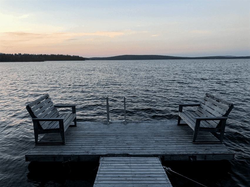 Mittsommer Lappland Finnland