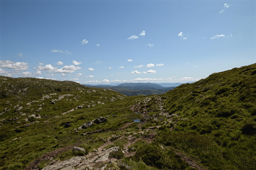 Wandern Ulriken Bergen