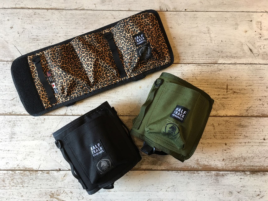 HALF TRACK PRODUCT(ハーフトラックプロダクツ)wet cover pocket 各¥4,860(税込)