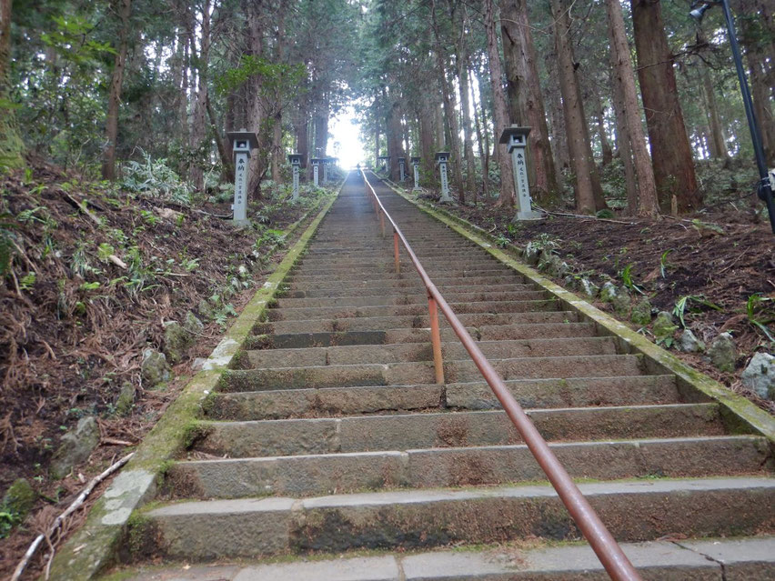 最乗寺奥之院の階段