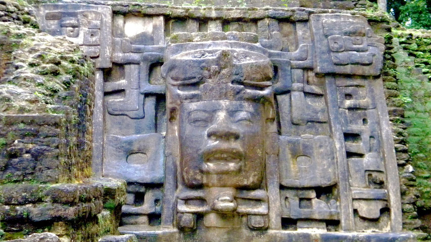 Mask Temple in Lamanai