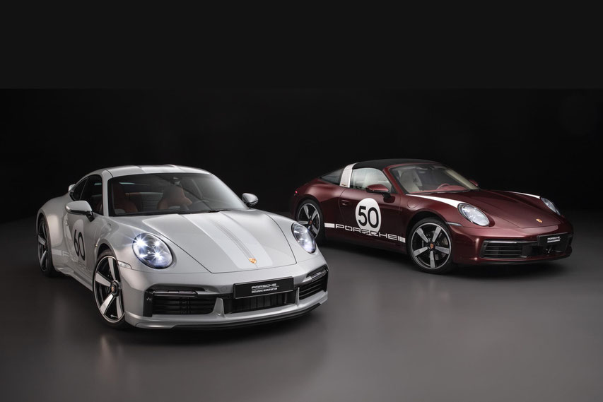 Les Porsche 911 Sport Classic et 911 Targa 4S Heritage Design Edition