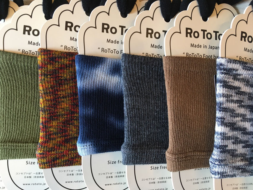 RoToTo(ロトト) FOOT BAND 各¥1,200(+TAX)