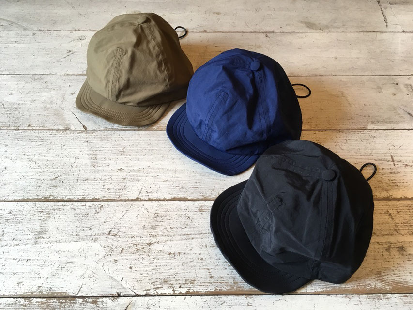BURLAP OUTFITTER(バーラップアウトフィッター) 3-PANEL CAP 各¥6,800(+TAX)