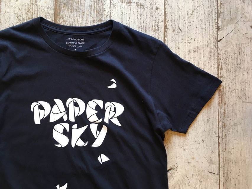 PAPERSKY(ペーパースカイ) Classic Paper Logo - T 各¥3,888(税込)