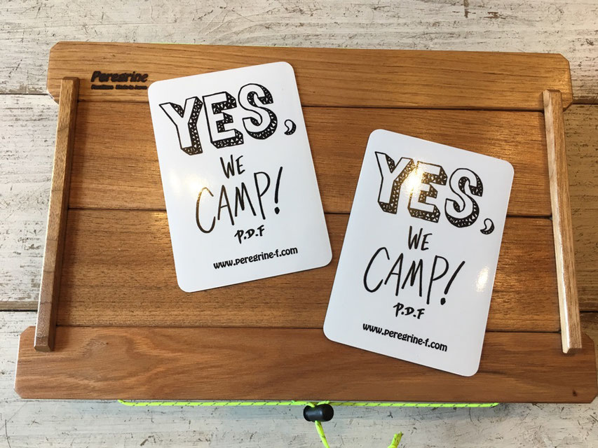 Peregrine Furniture(ペレグリンファニチャー) Yes We Camp ! Magnet by Ryuji Kamiyama ¥1,080(税込)
