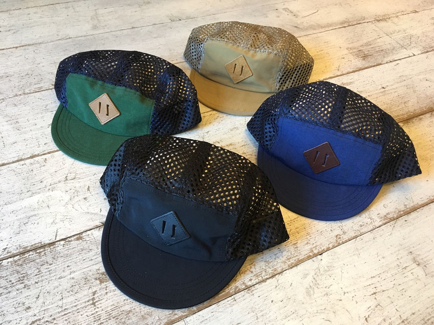 velo spica（ヴェロスピカ） Pig Snout Camp Caps　各￥5,400（＋TAX）