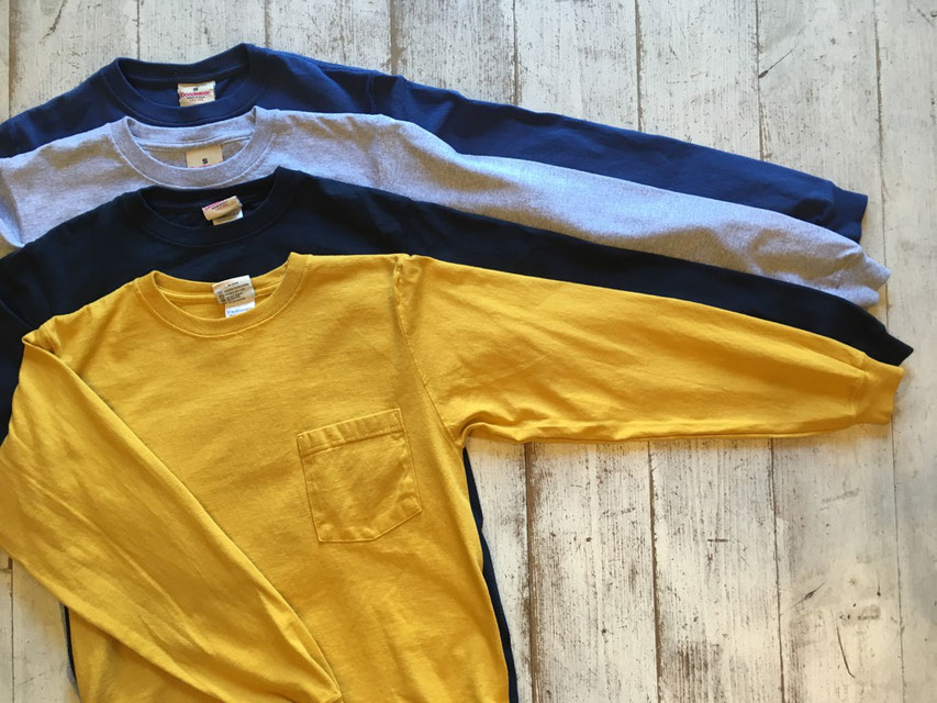 Goodwear(グッドウェア) LS Crew Neck Pocket Tee 各¥7,452(税込)