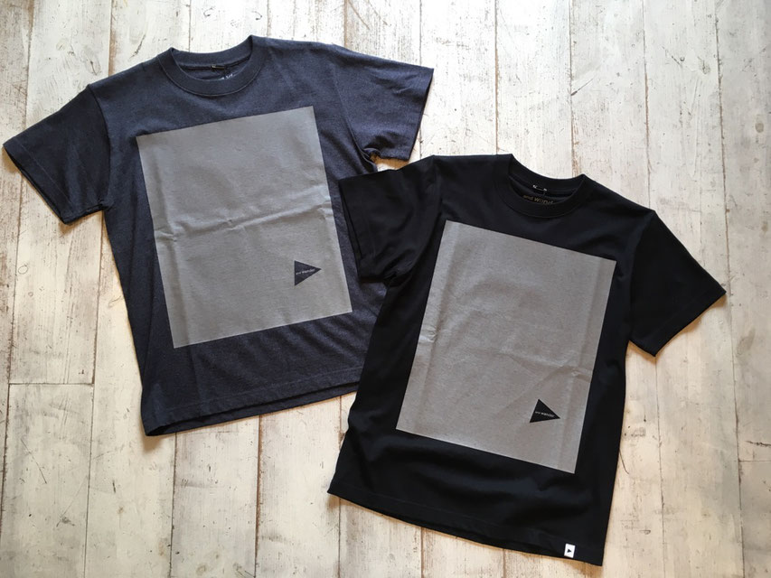 and wander(アンドワンダー) cotton reflect T 各¥7,560(税込)