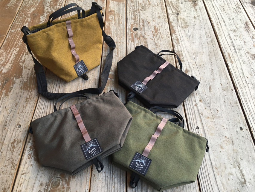 RawLow Mountain Works(ロウロウマウンテンワークス) TABITIBI Tote 各¥6,500(+TAX)