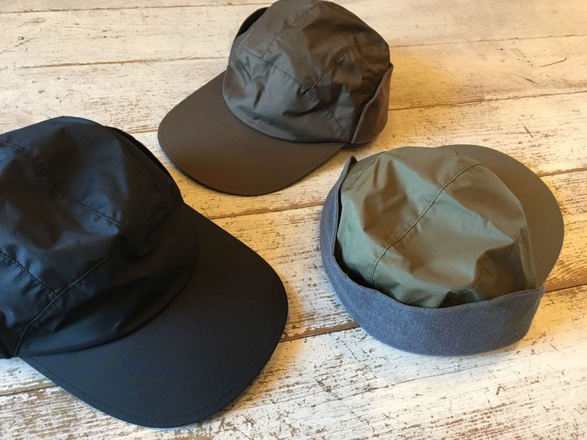 halo commodity（ハロ コモディティ） Ray Flap Cap　各￥7,900（+TAX)