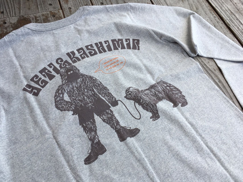 TACOMA FUJI RECORDS(タコマフジレコード) YETI & KASHIMIR LS designed by Jerry UKAI ¥8,500(+TAX)