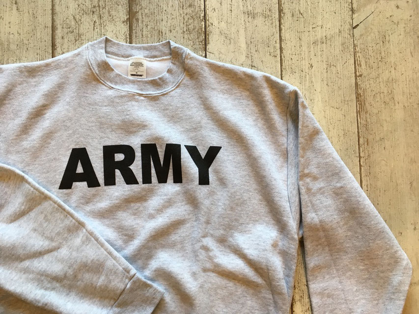 MILITARY SURPLUS(ミリタリーサープラス) US ARMY SWEAT ¥6,800(+TAX)