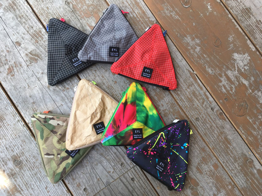 EYL(Enjoy Your Life !) Medium Pouch 各¥5,000(+TAX)