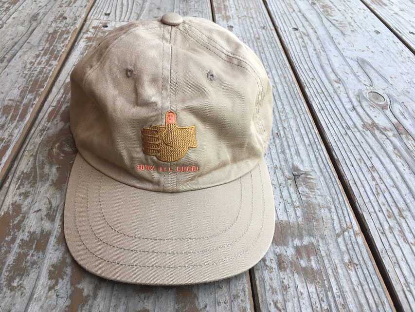 TACOMA FUJI RECORDS(タコマフジレコード) 100% ALL GOOD ! CAP designed by Akinobu Maeda ¥7,200(+TAX)