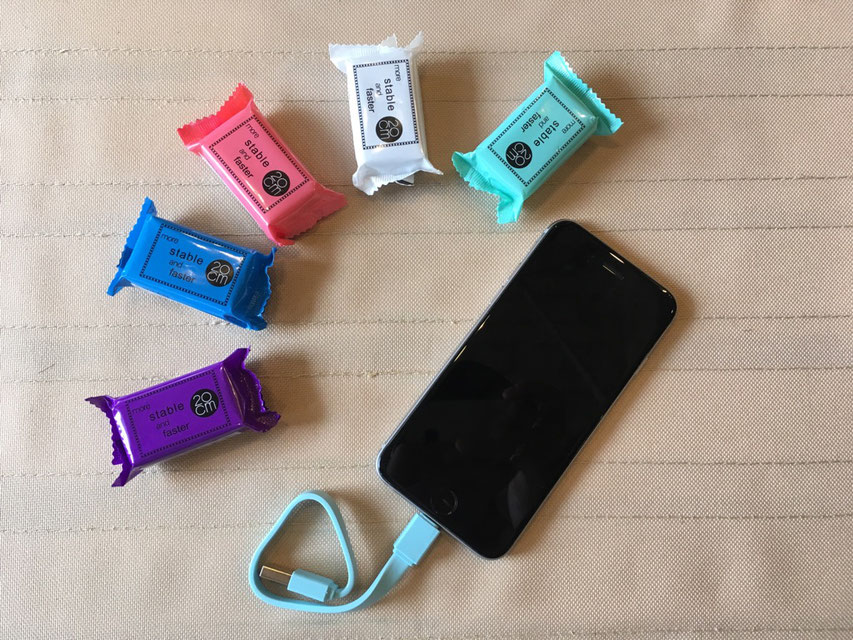 CANDY CABLE(キャンディーケーブル) 各¥540(税込)