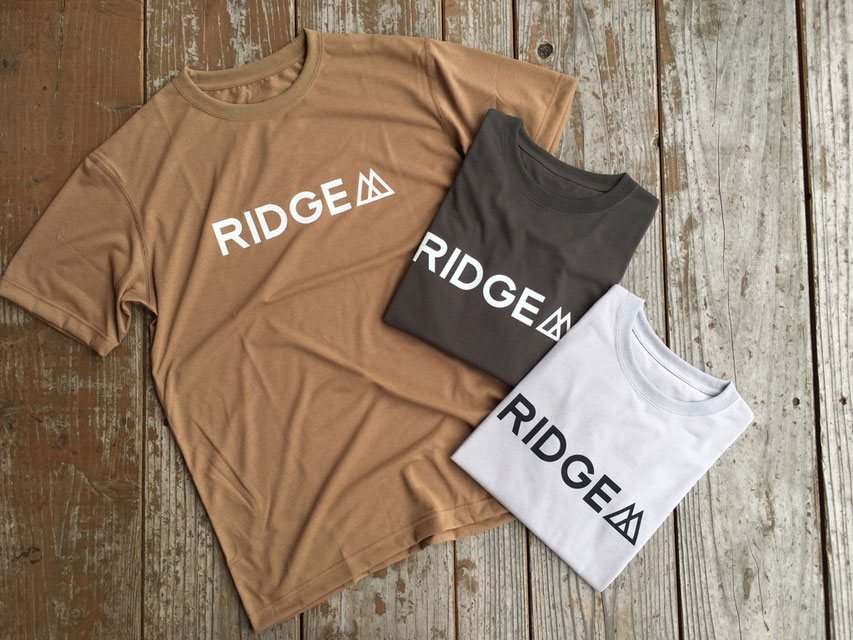 RIDGE MOUNTAIN GEAR(リッジマウンテンギア) Poly Basic Tee Short Sleeve 各¥6,000(+TAX)