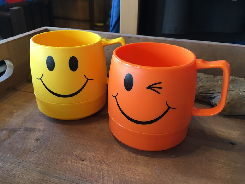 DINEX(ダイネックス) Printed 8 oz Mug(SMILE&WINK Ver) 各¥972(税込)