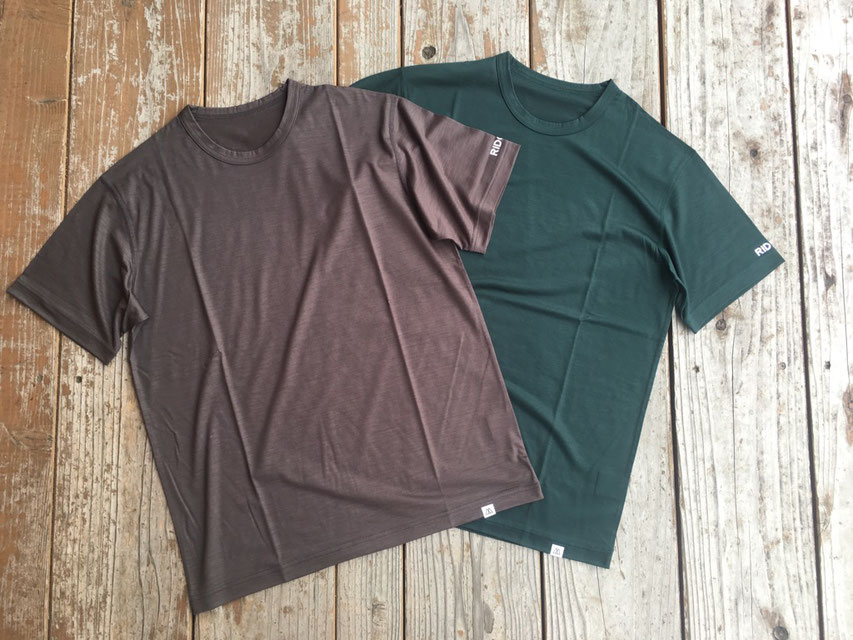 RIDGE MOUNTAIN GEAR(リッジマウンテンギア) Merino Basic Tee Short Sleeve 各¥9,728(+TAX)
