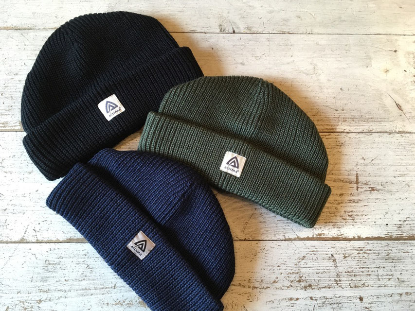 ACLIMA(アクリマ)WARMWOOL FORESTER CAP 各¥4,320(税込)