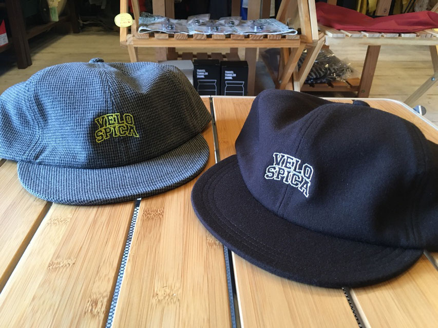 velo spica(ヴェロスピカ) Flip Up B Cap "THERMOLITE" 各¥6,300(+TAX)