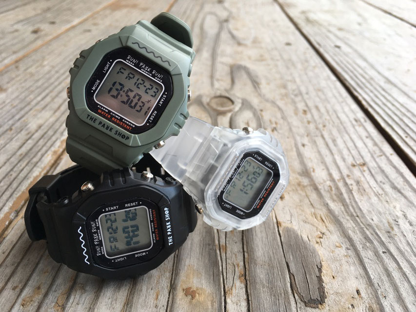 THE PARK SHOP(ザ・パークショップ) TECHBOY WATCH 各¥3,900(+TAX)