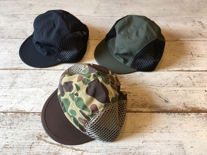 velo spica（ヴェロスピカ） Pig Snout Camp Caps SUPPLEX　各￥6,048（税込）