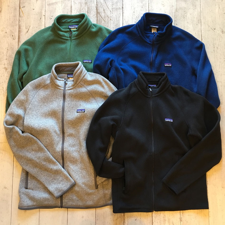 patagonia（パタゴニア） Better Sweater Jacket　各￥8,640～9,720（税込）