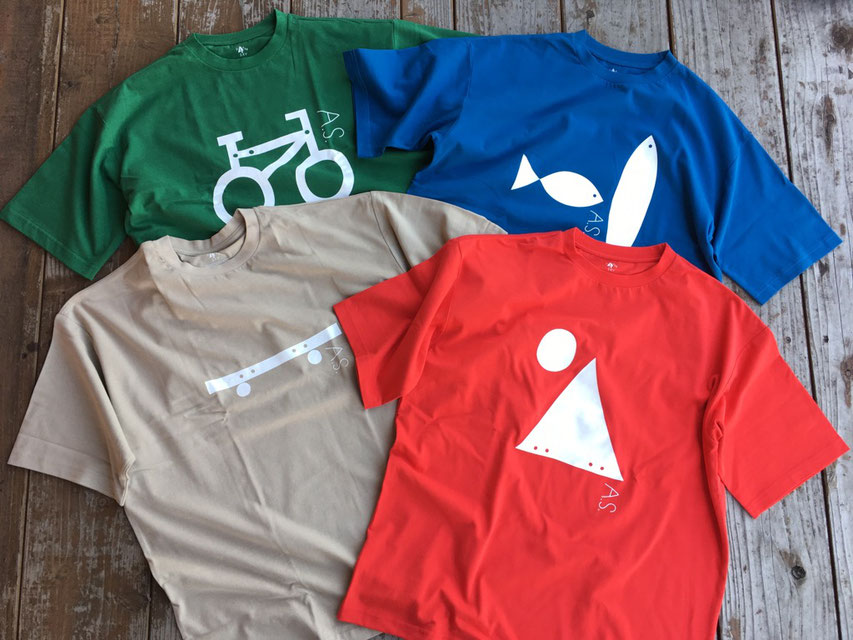 PAPERSKY WEAR(ペーパースカイウェア) Activity Logo T-SHIRT 各¥7,200(+TAX)