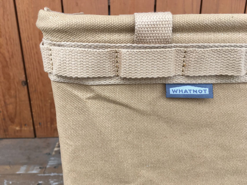 WHATNOT(ワットノット) One Touch Bucket ※帆布 ¥2,255(+TAX)