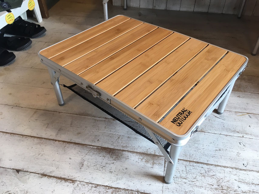 NEUTRAL OUTDOOR(ニュートラルアウトドア)バンブーテーブル M2 ¥7,560(税込)