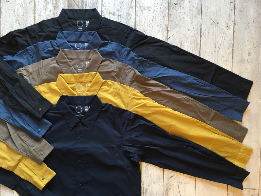 山と道(ヤマトミチ) UL Shirt 各¥12,000(+TAX)