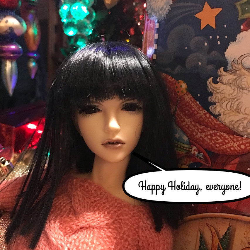 Iplehouse BJD Violet wishes Happy Holiday!