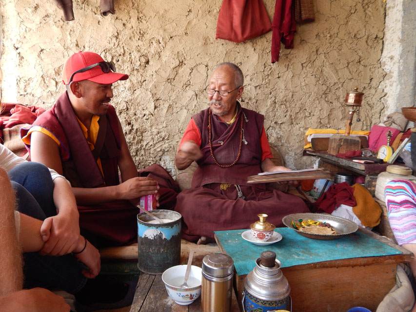 Jyoti-yogi au Ladakh, 2017, avant la cérémonie de Chöd.