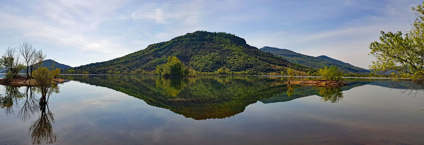 Handy-Panorama vom Lac de Salagou