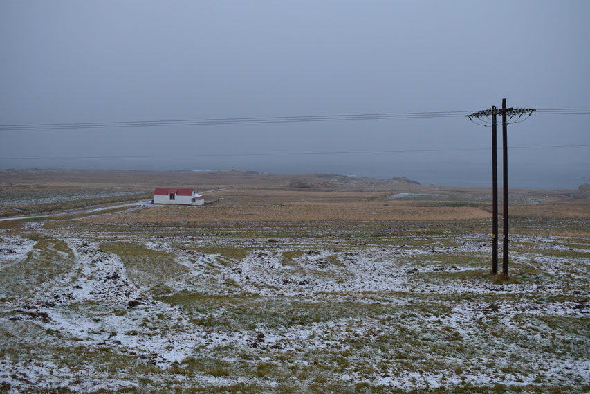 Havarí cafe and organic farm in snow