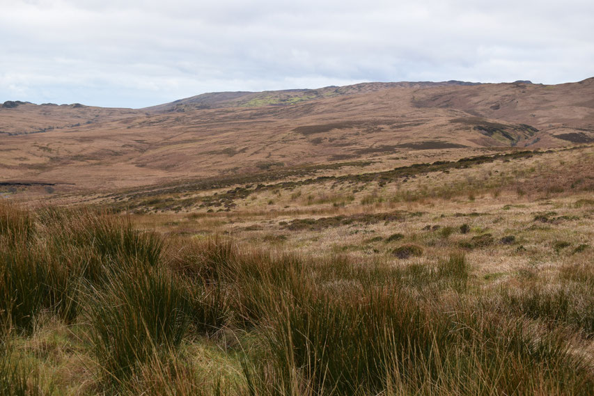 Climbing Beinn Bheigier, hiking on Islay, Scotland