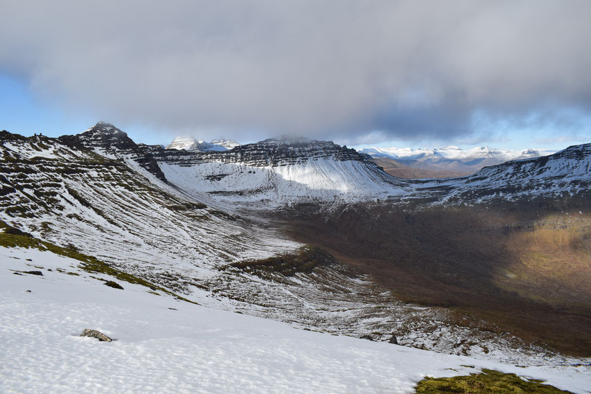 hiking East Fjords, Iceland